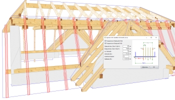 Swobodne rozmieszczanie krokwi