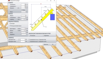 Modyfikacja rzutów okapów poprzez rozciąganie i samodopasowanie osnowy