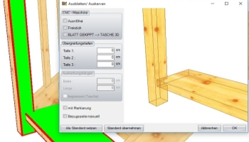Pojedyncze połączenia na zakładkę (np. do połączenia słupa ze stopniem)
